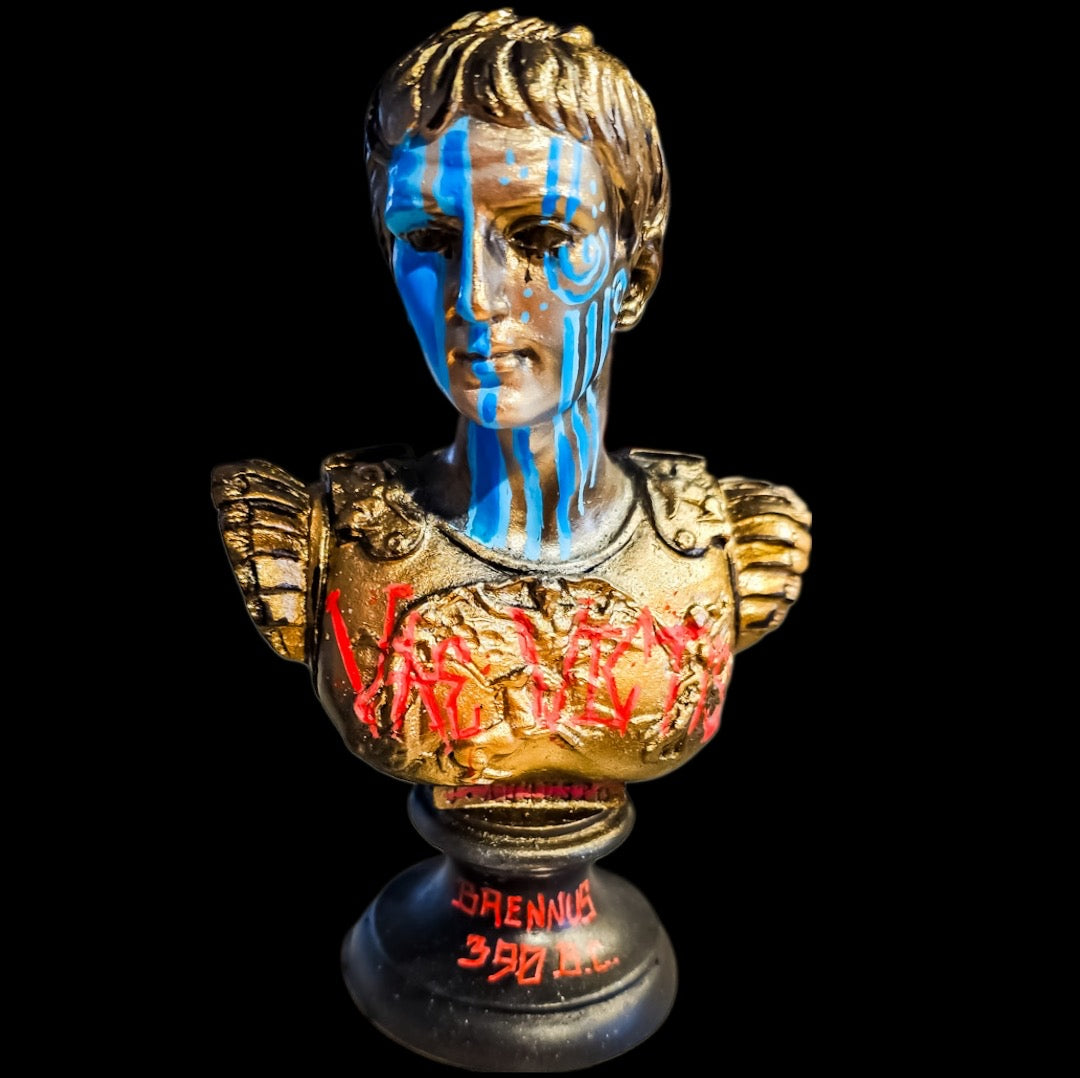 ‘Woe to the conquered” mini bust