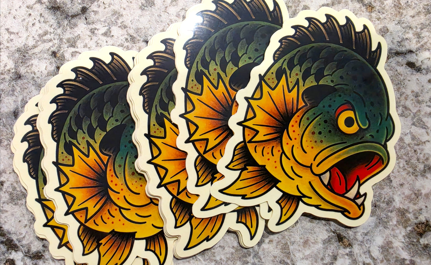 American traditional bluegill (glowing)