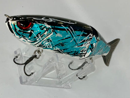 Alternative Glide bait 7.1"- “SAMO SHAD TEAL’’