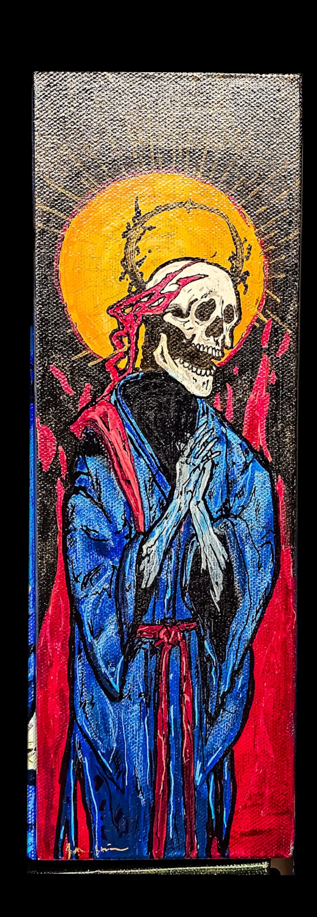 Dark Saint- canvas panel