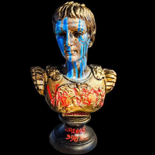 ‘Woe to the conquered” mini bust