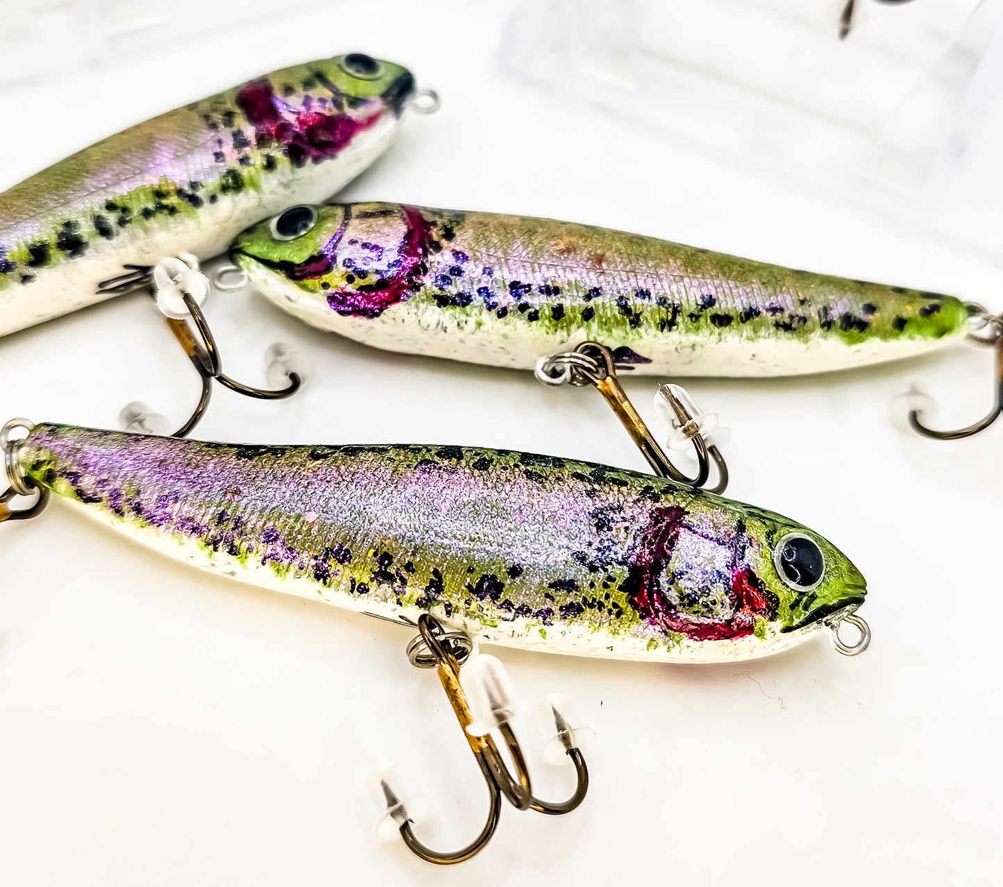 4in Sammy style topwater- "Rainbow Trout"