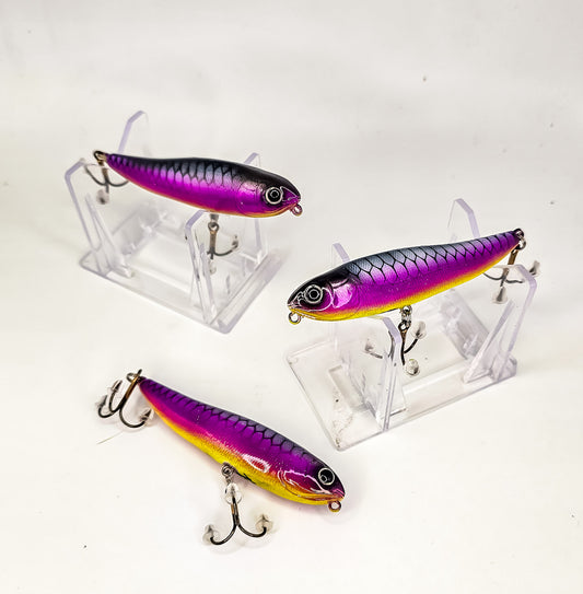 4in Sammy style topwater- "Tijuana Sunrise"