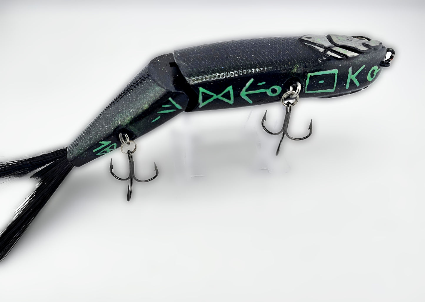 No Label Acid Drop Glide Bait-"Dark Star"