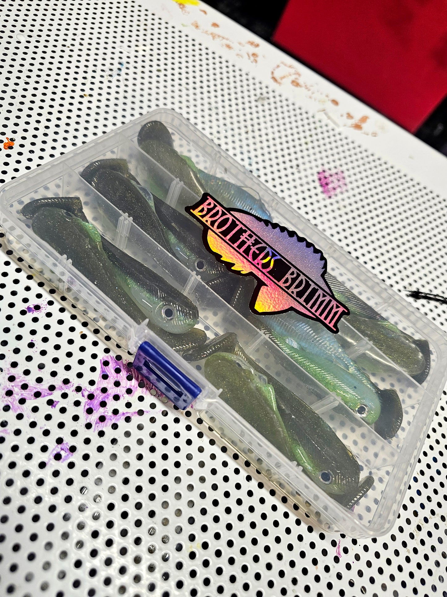 3in FATTY SHAD- "Natty Green Shad"