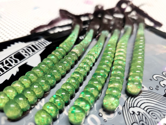 Open Pour Ribbon Worm 7.5"- "Neo GLow"