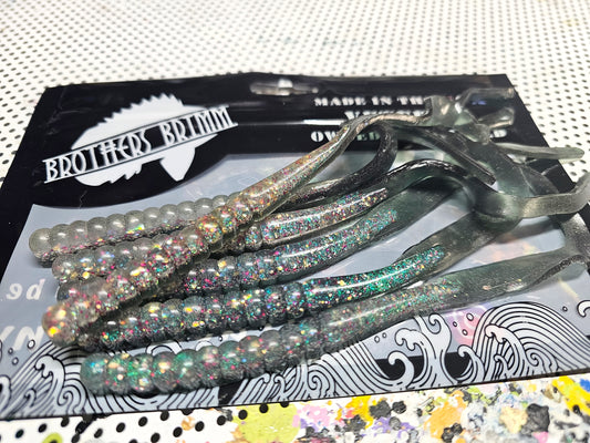 Open Pour Ribbon Worm 7.5"- "SHAD PARTY"