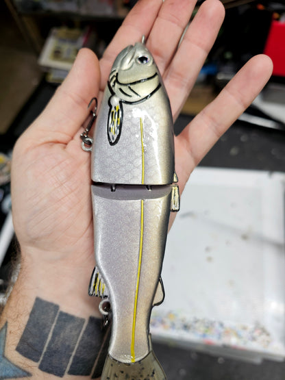 SKINWALKER SERIES: 7IN SHAD GREY BACK