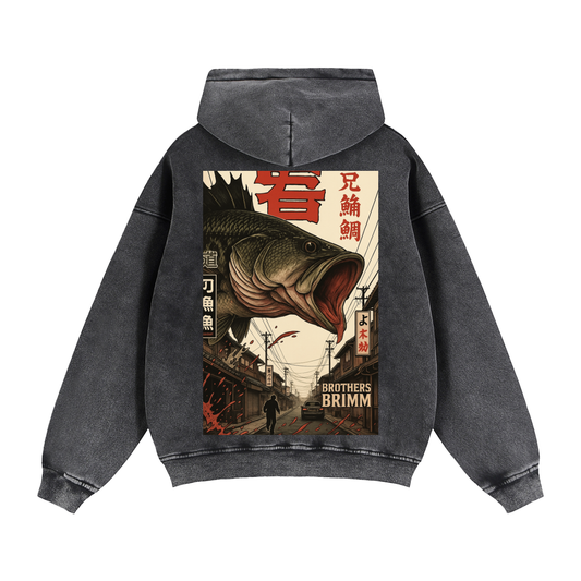 Zip-Through Boxy Fleece Hoodie