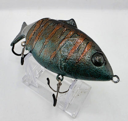 6 in fat glide- " murky shad"