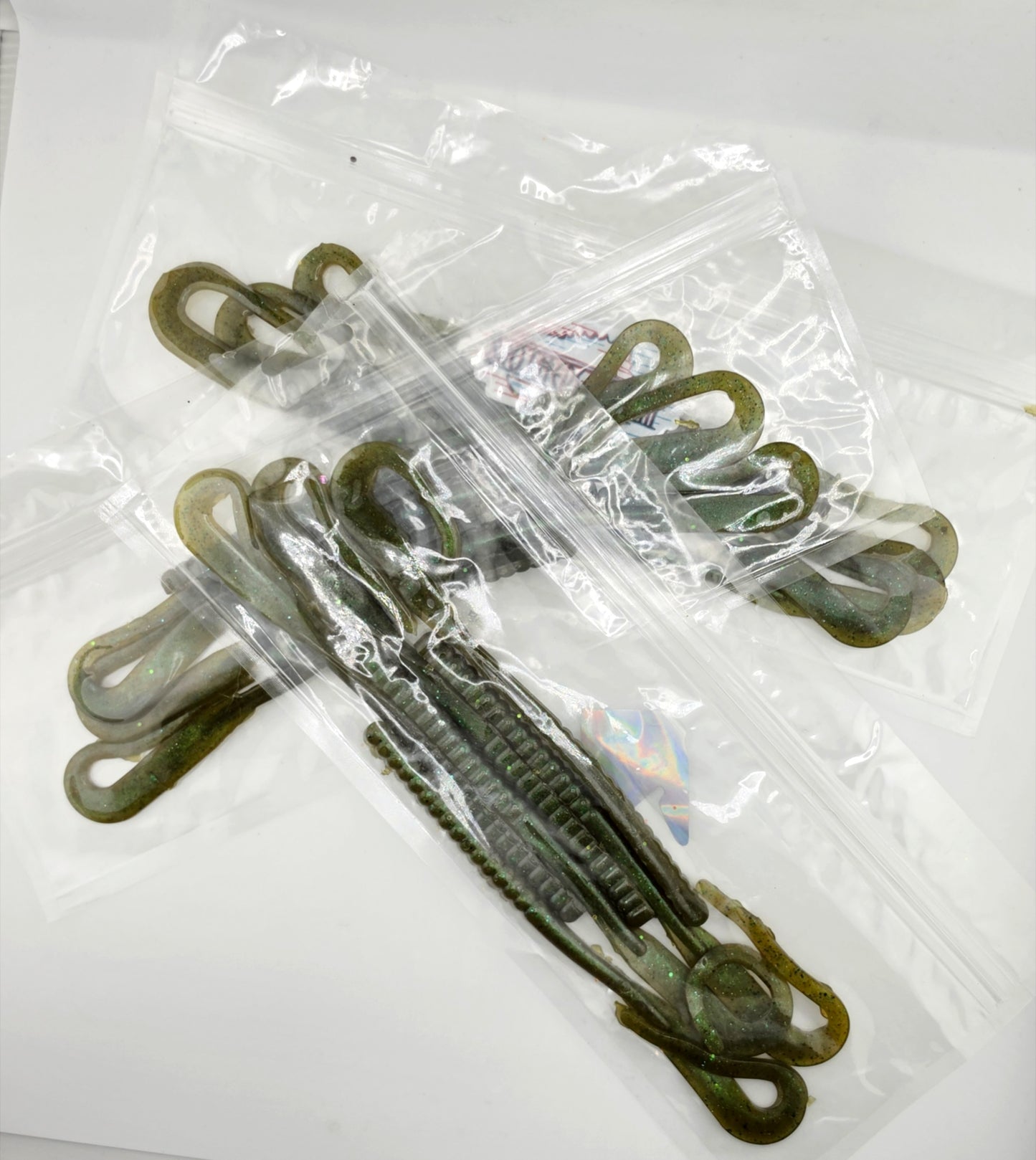 10 in worms - Green Pump/ bluegill