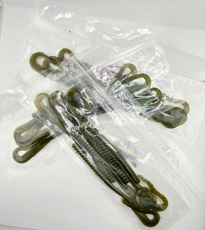 10 in worms - Green Pump/ bluegill