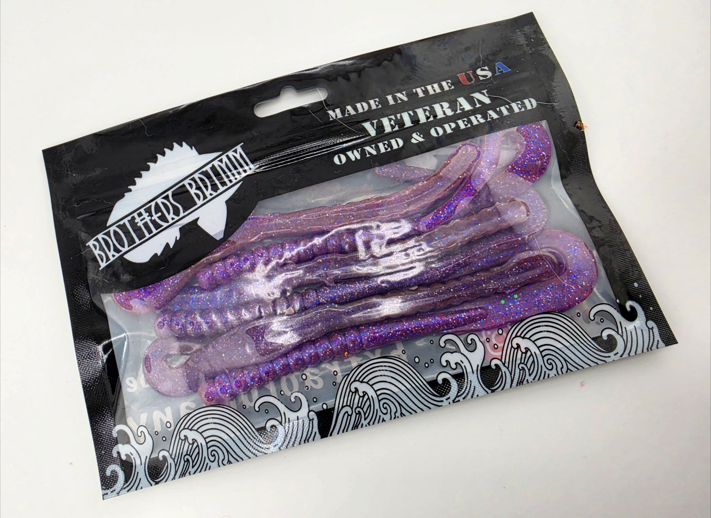 6in ribbion tail worm- TX Tea