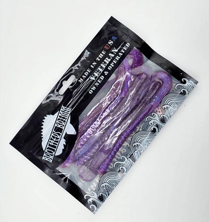 6in ribbion tail worm- TX Tea
