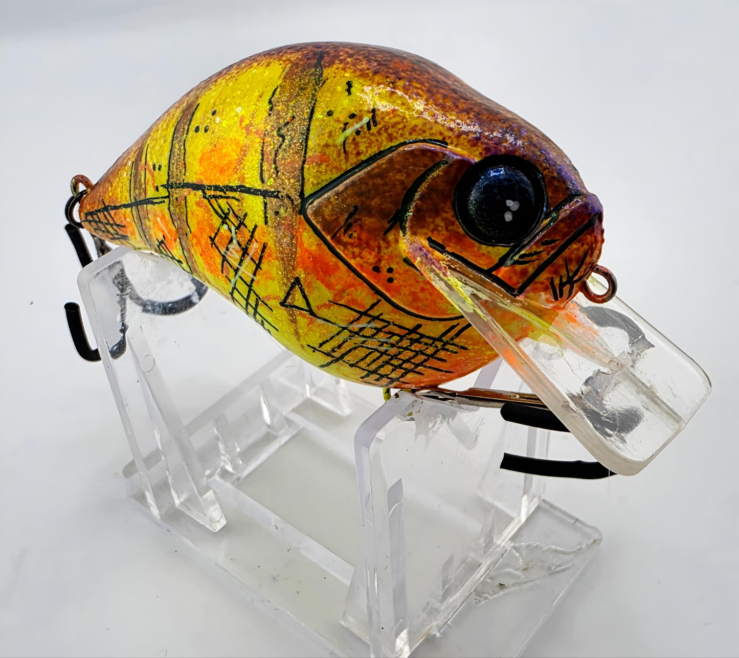 3.74" CB MED DVR- " neon sketch"