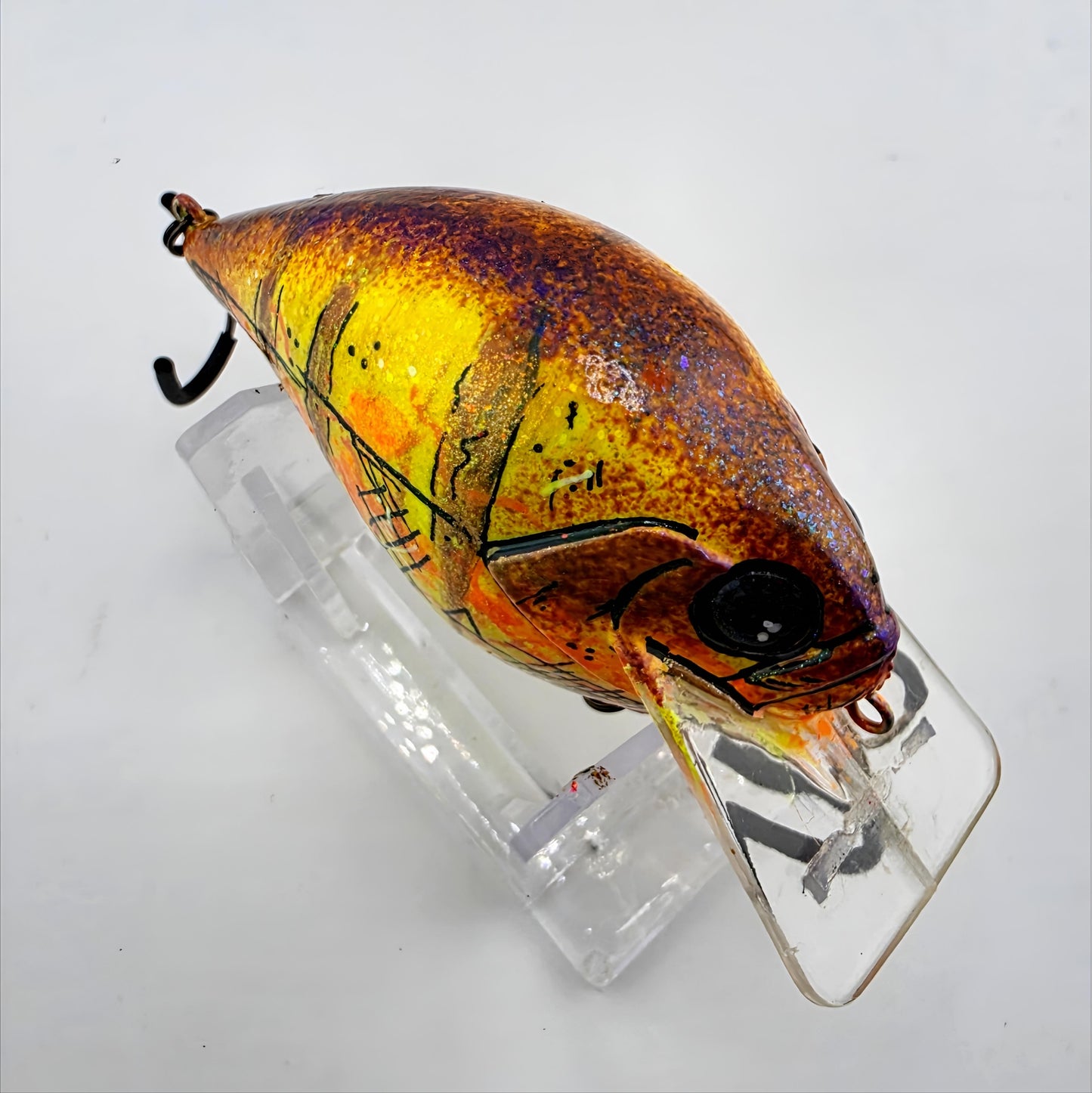3.74" CB MED DVR- " neon sketch"